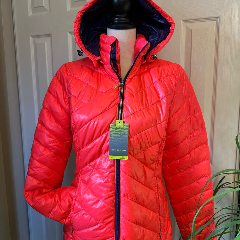 Kohl's Vibrant Pink Puffer Jacket